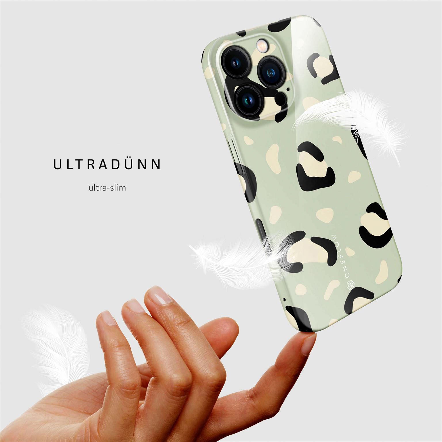 Splash Case für iPhone 16 Pro in der Farbe Wild Side (Grün)