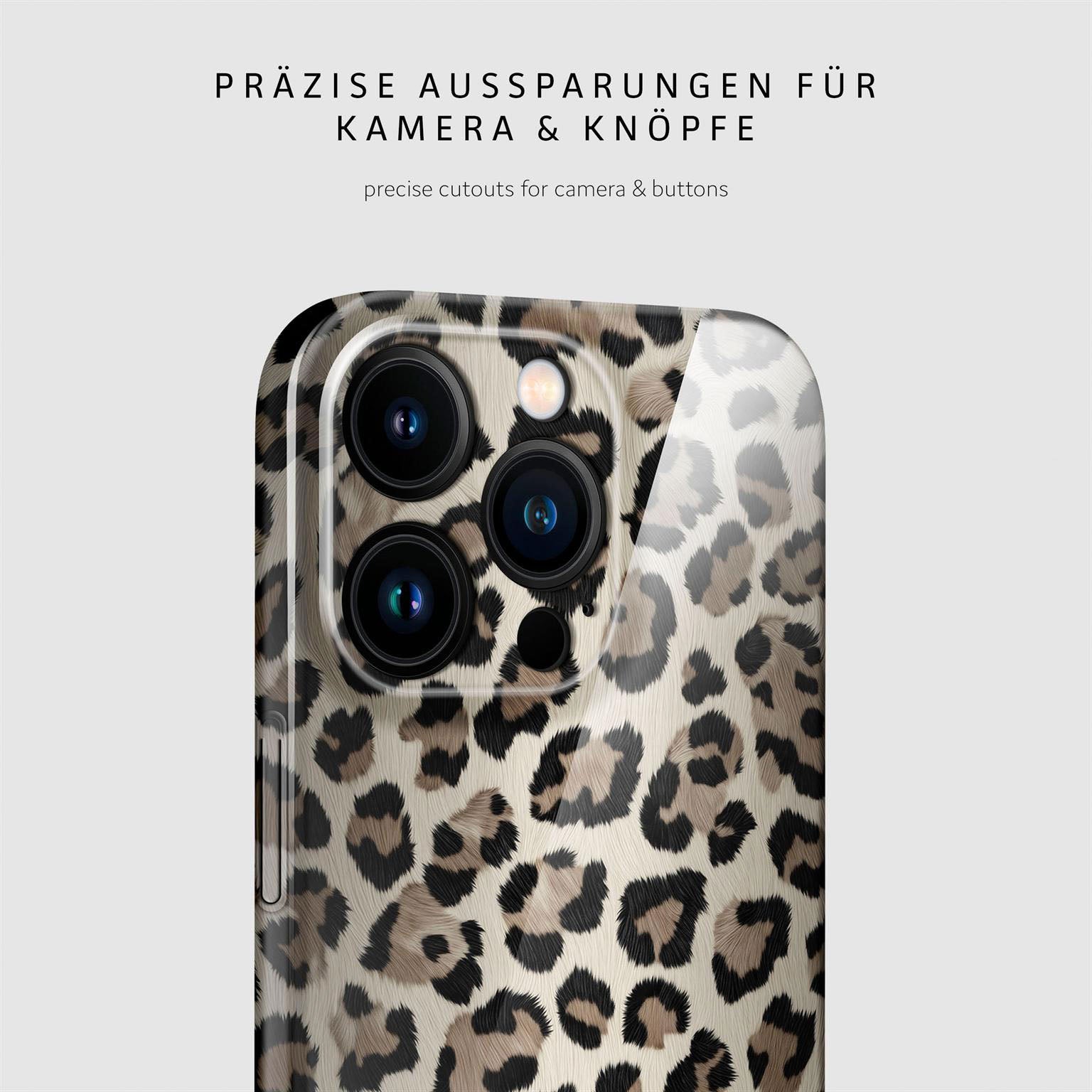 Wild Cover für iPhone 16 Pro in der Farbe Golden Leopard (Gold)