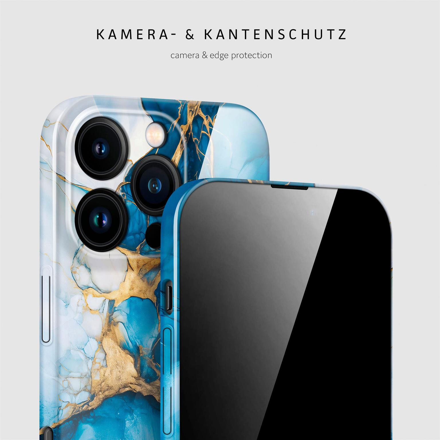 Bliss Cover für iPhone 16 Pro in der Farbe Sapphire Dream (Blau)