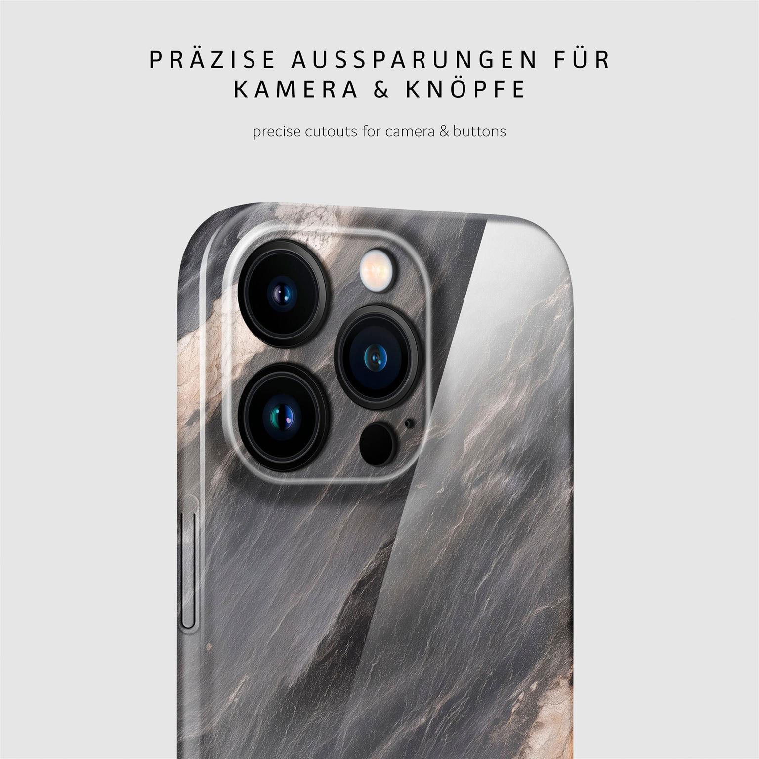 Bliss Cover für iPhone 16 Pro in der Farbe Slate Horizon (Grau)