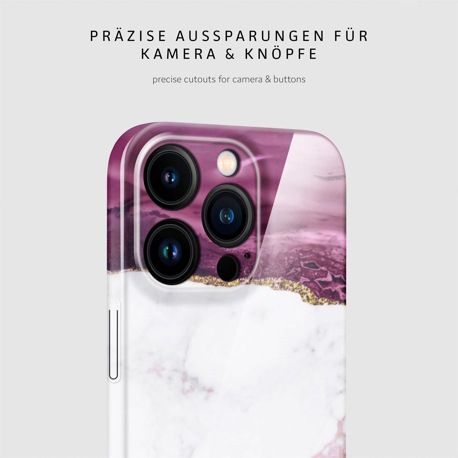 Bliss Cover für iPhone 16 Pro in der Farbe Velvet Kiss (Rosa / Pink)