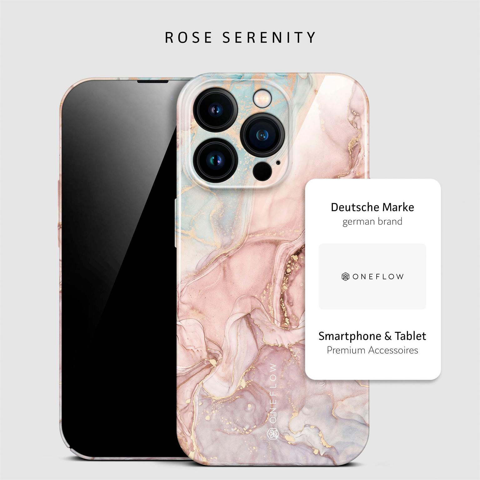 Bliss Cover für iPhone 16 Pro in der Farbe Rose Serenity (Rosa / Pink)