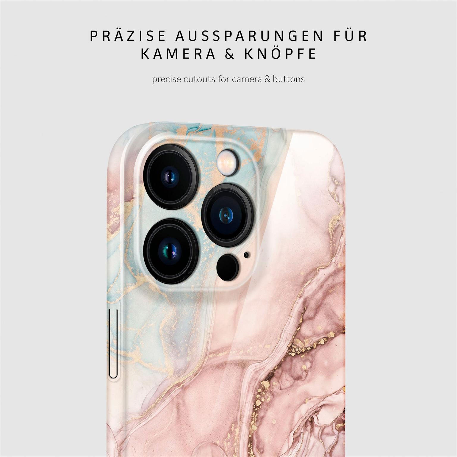 Bliss Cover für iPhone 16 Pro in der Farbe Rose Serenity (Rosa / Pink)