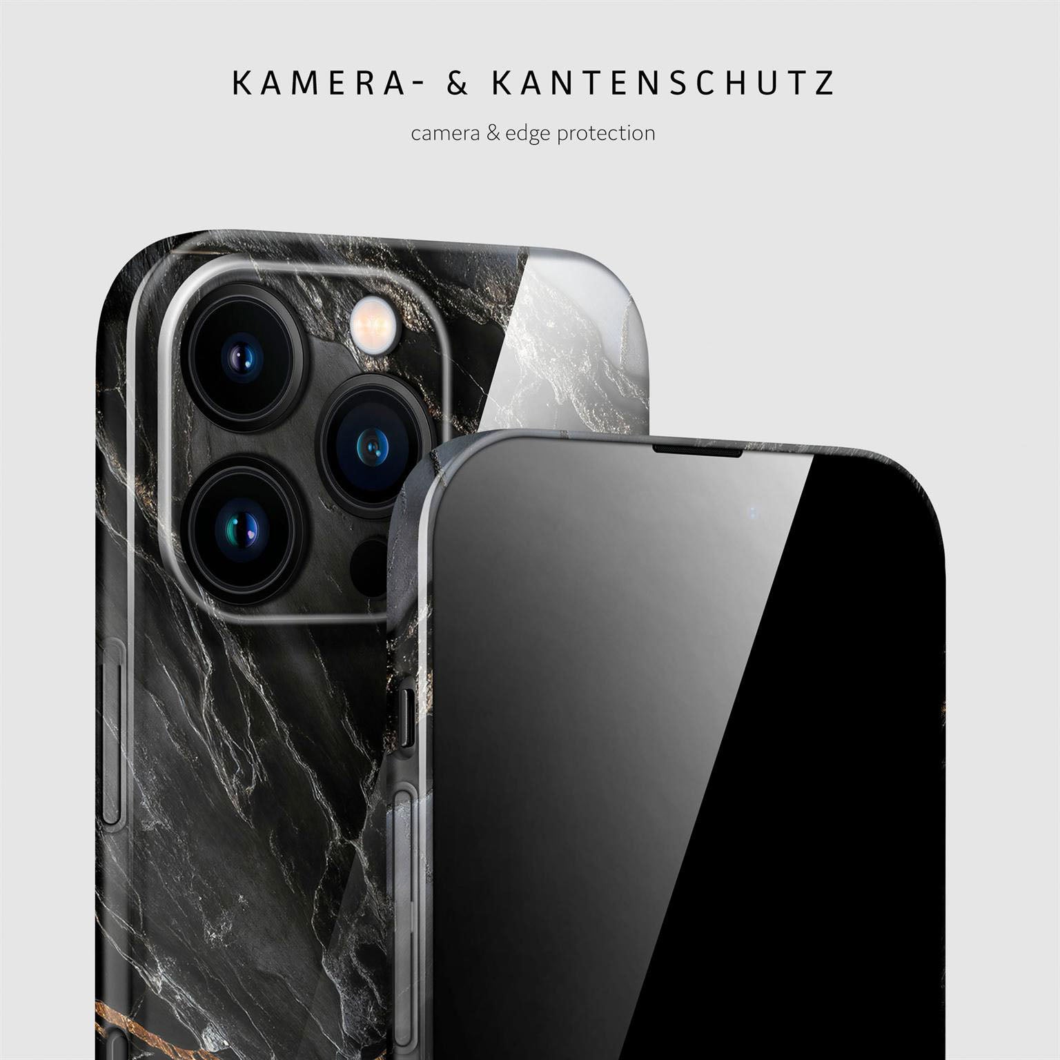 Bliss Cover für iPhone 16 Pro in der Farbe Black Mirage (Schwarz)