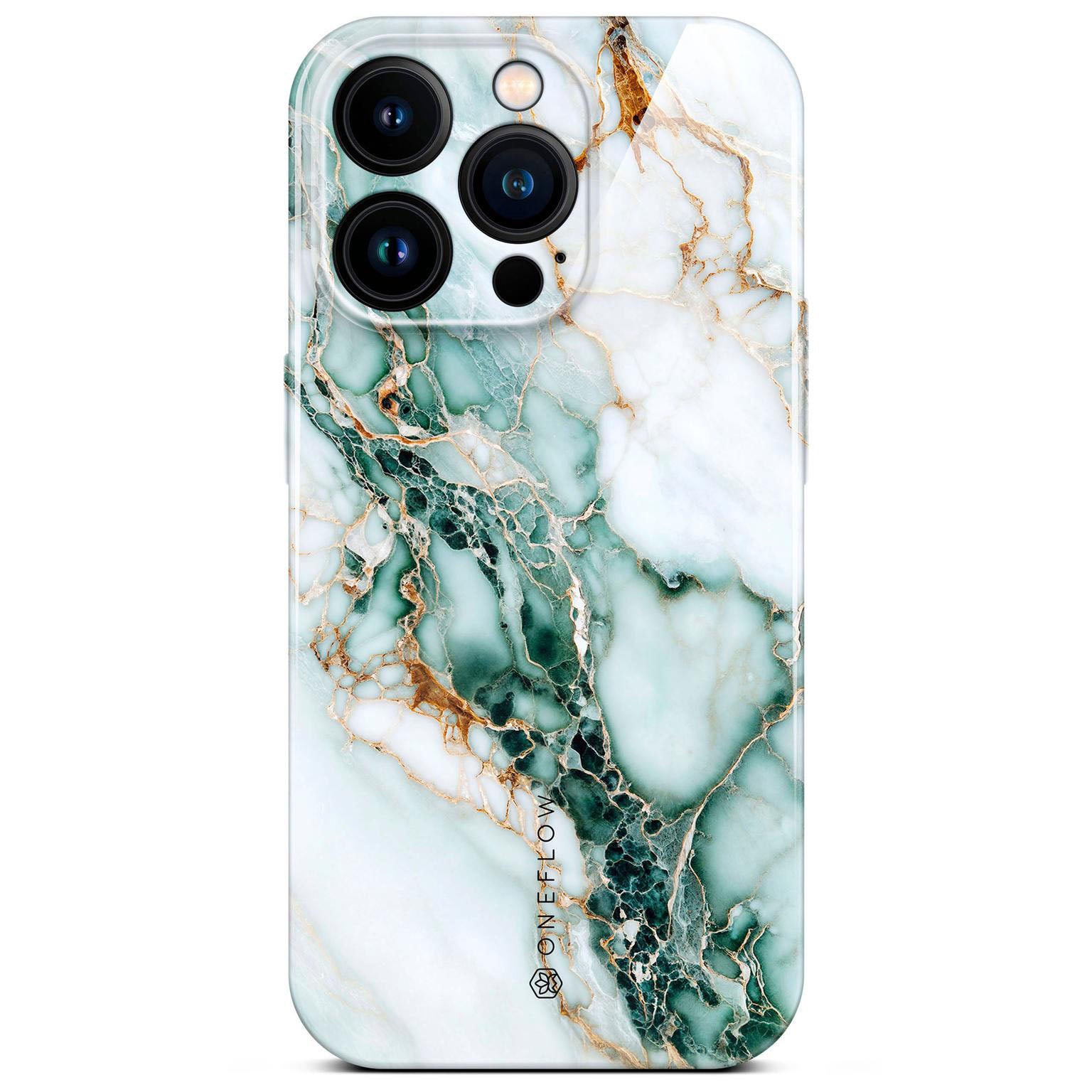 Bliss Cover für iPhone 16 Pro in der Farbe Jade Cascade (Grün)