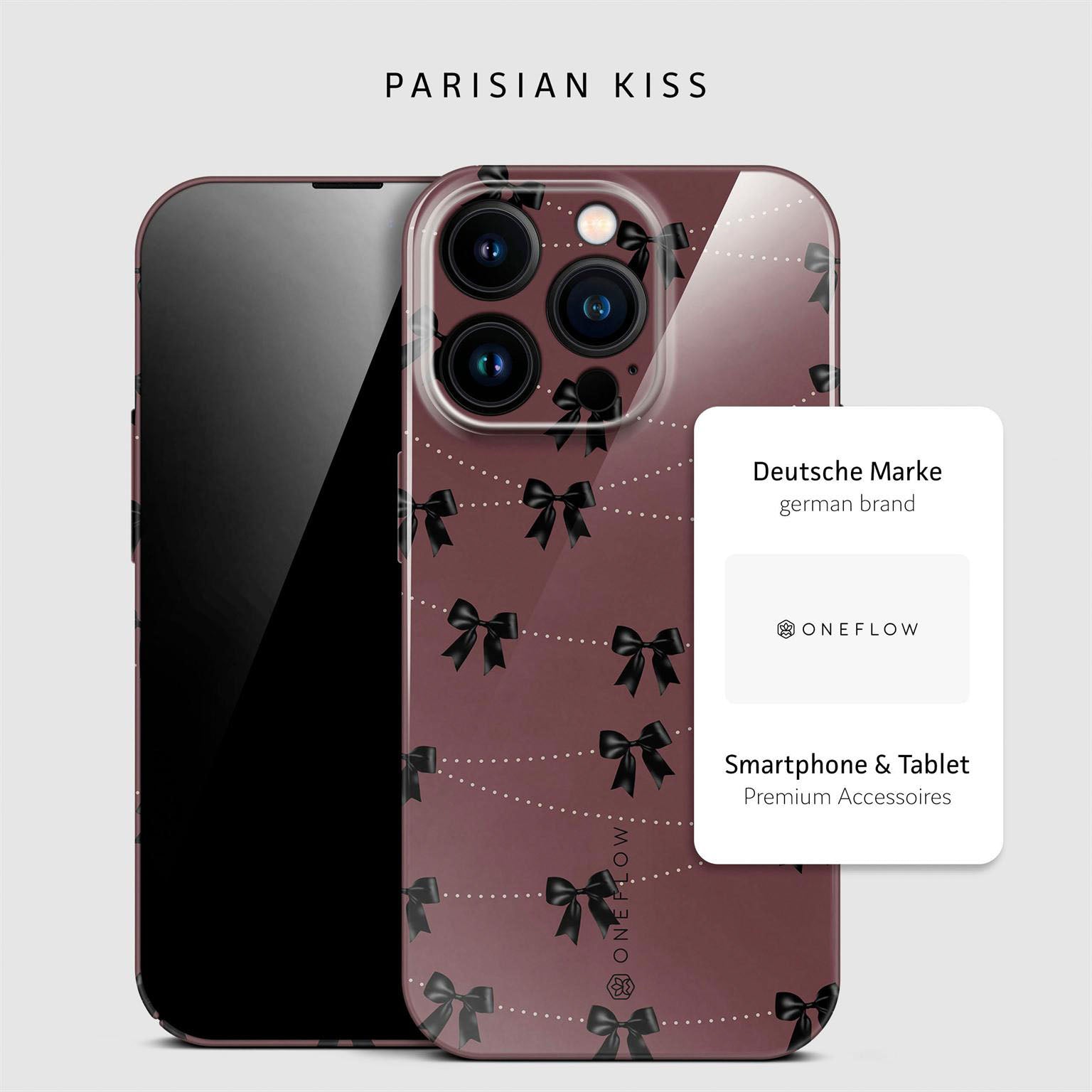 Splash Case für iPhone 16 Pro in der Farbe Parisian Kiss (Rot)