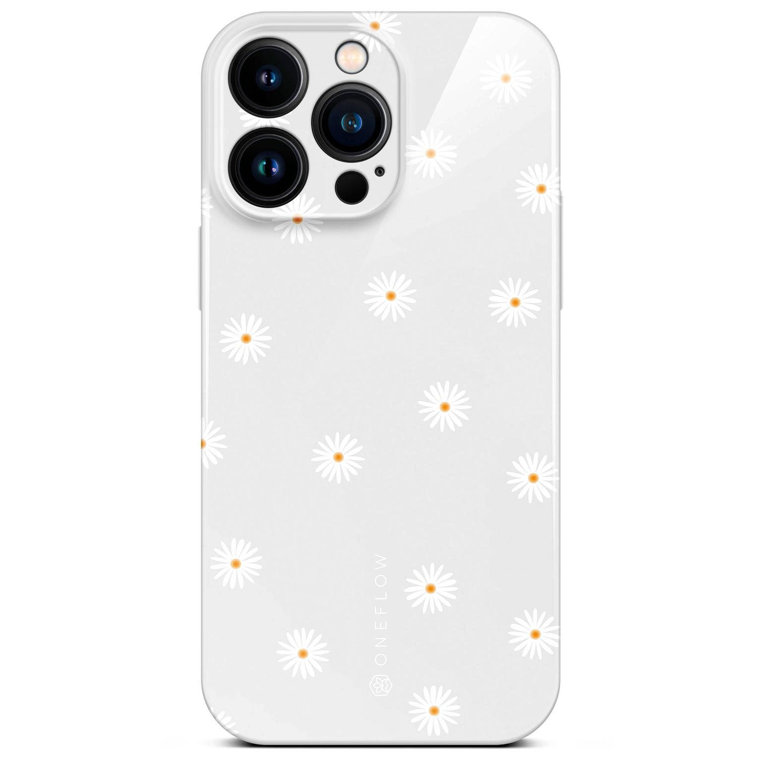 Splash Case für iPhone 16 Pro Max in der Farbe Daisy Delight (Weiß)