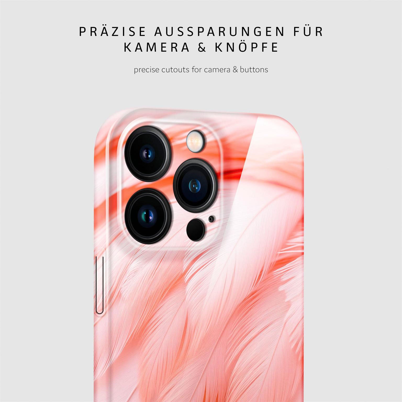 Wild Cover für iPhone 16 Pro Max in der Farbe Smooth Flamingo (Rosa / Pink)