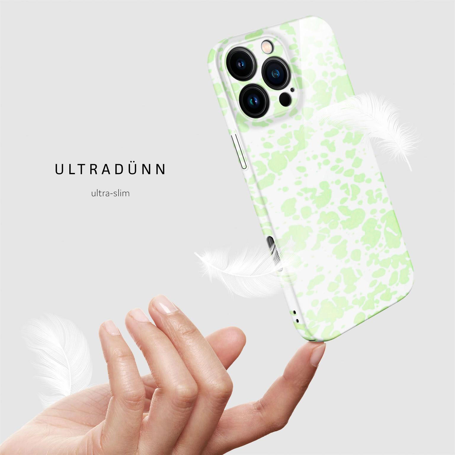 Splash Case für iPhone 16 Pro Max in der Farbe Mint Mirage (Grün)