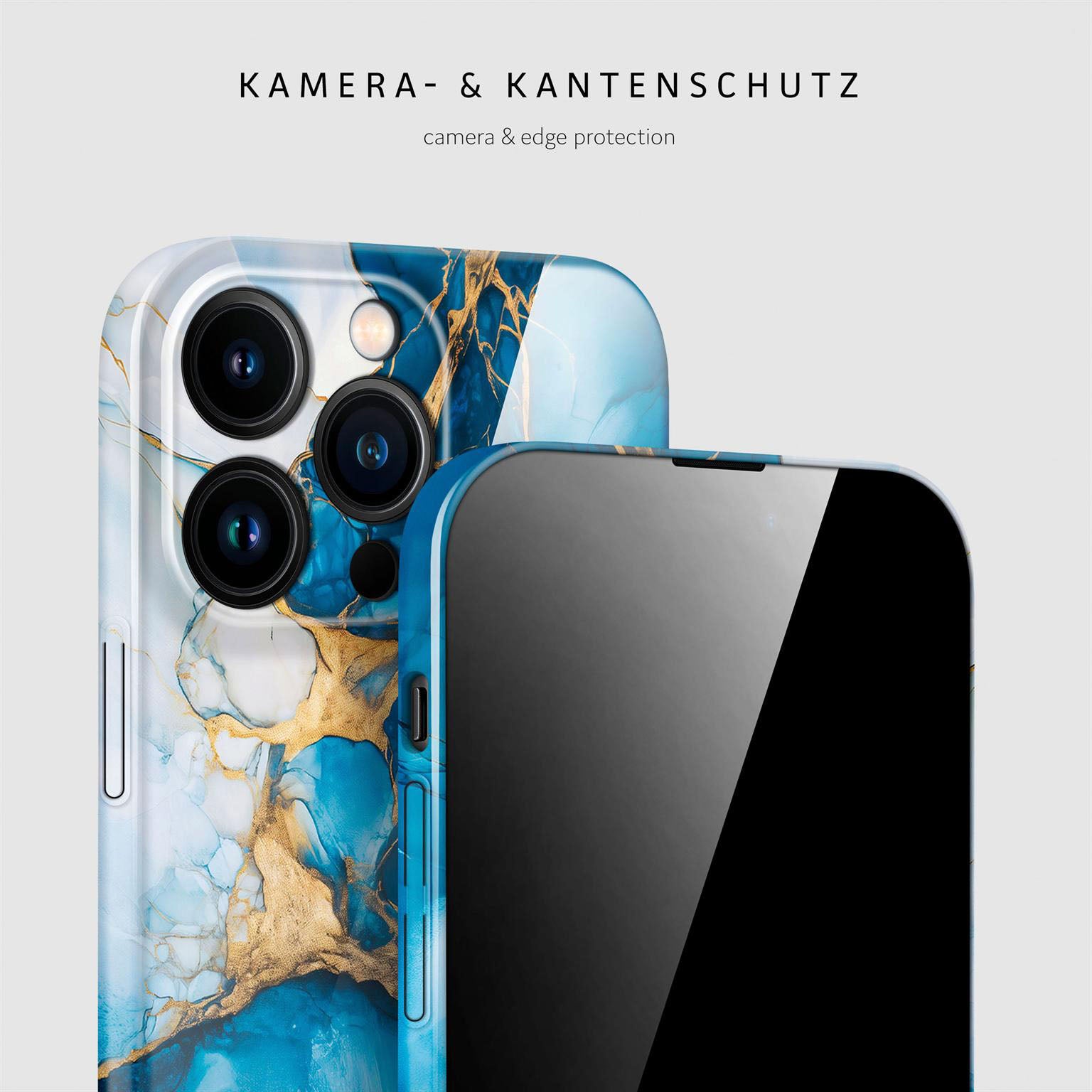 Bliss Cover für iPhone 16 Pro Max in der Farbe Sapphire Dream (Blau)