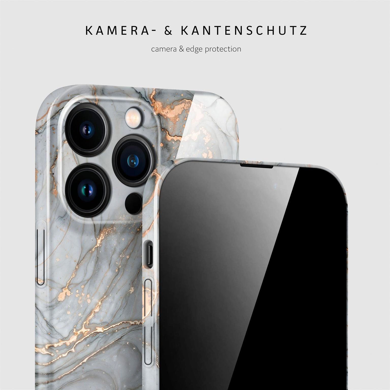 Bliss Cover für iPhone 16 Pro Max in der Farbe Soft Granite (Grau)