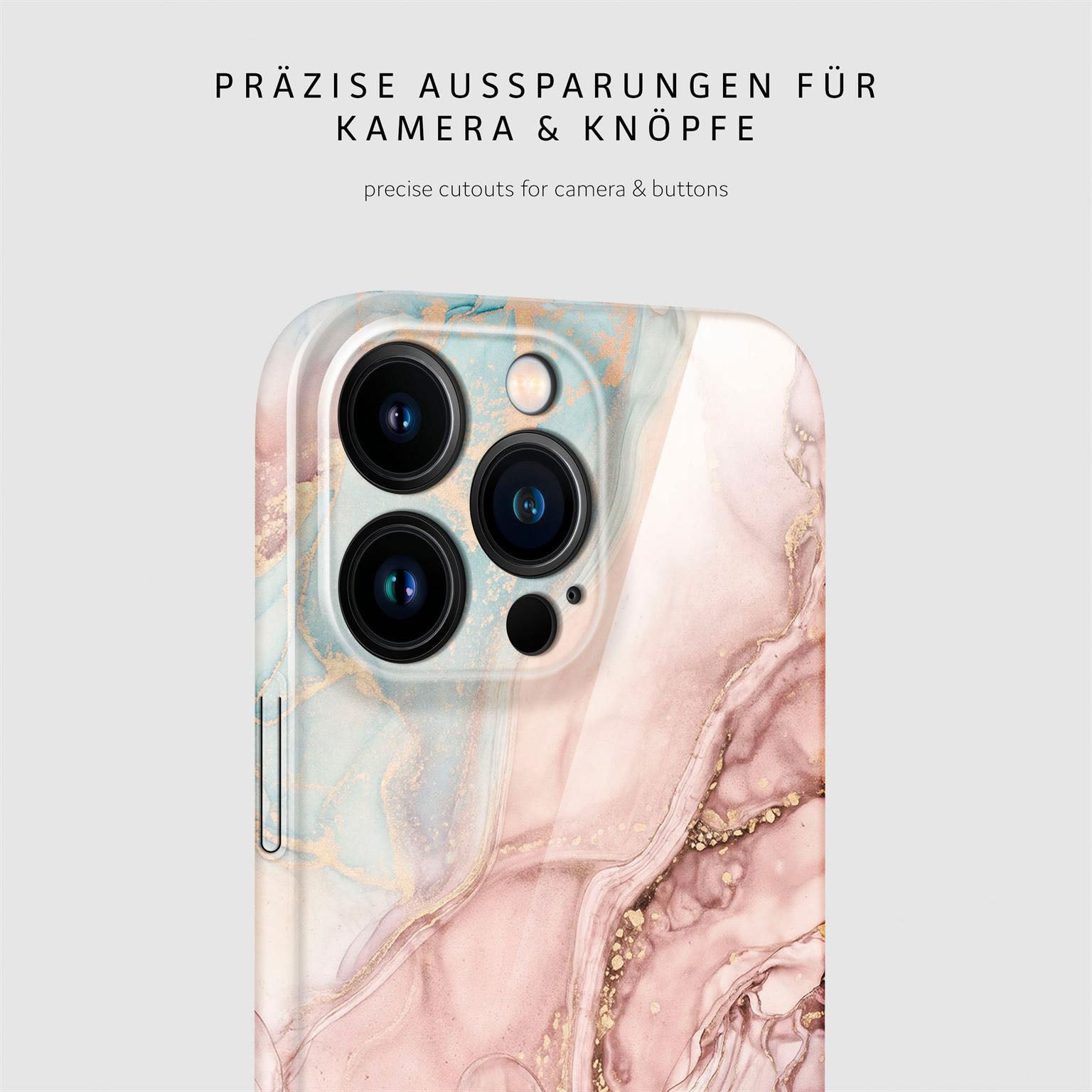 Bliss Cover für iPhone 16 Pro Max in der Farbe Rose Serenity (Rosa / Pink)