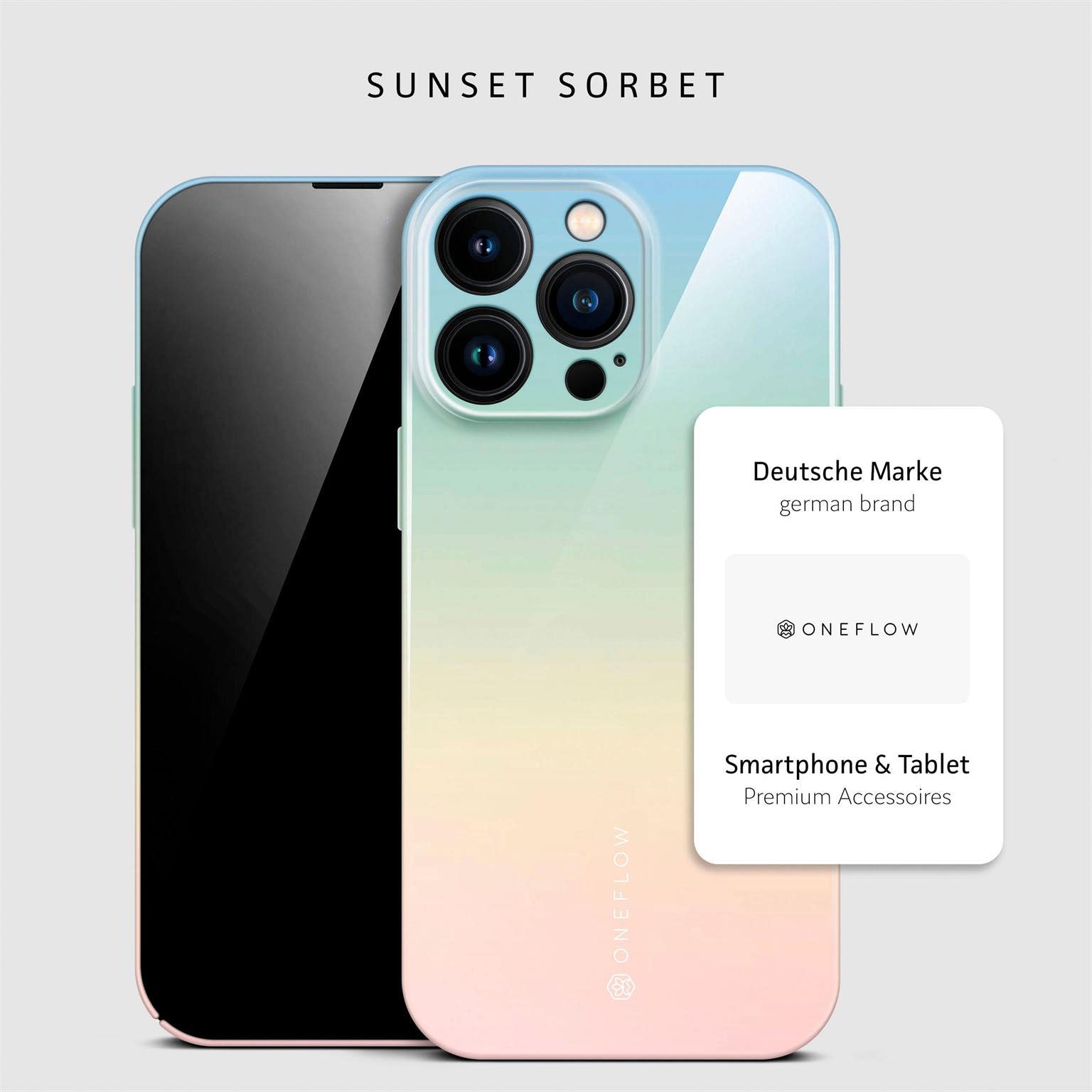 Splash Case für iPhone 16 Pro Max in der Farbe Sunset Sorbet (Mehrfarbig (bunt))