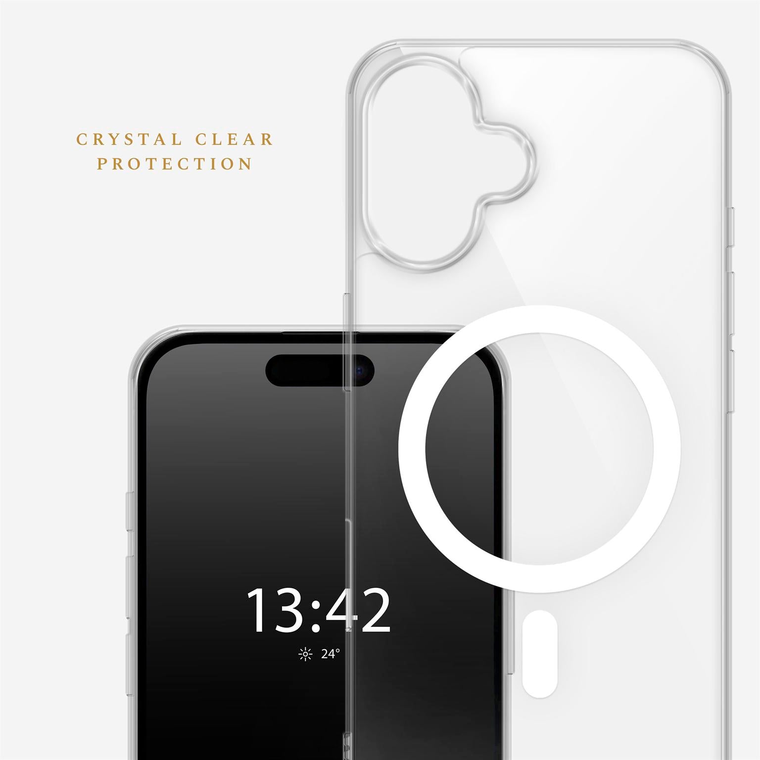 Nova Case für iPhone 16 in der Farbe Clear (Farblos (transparent))