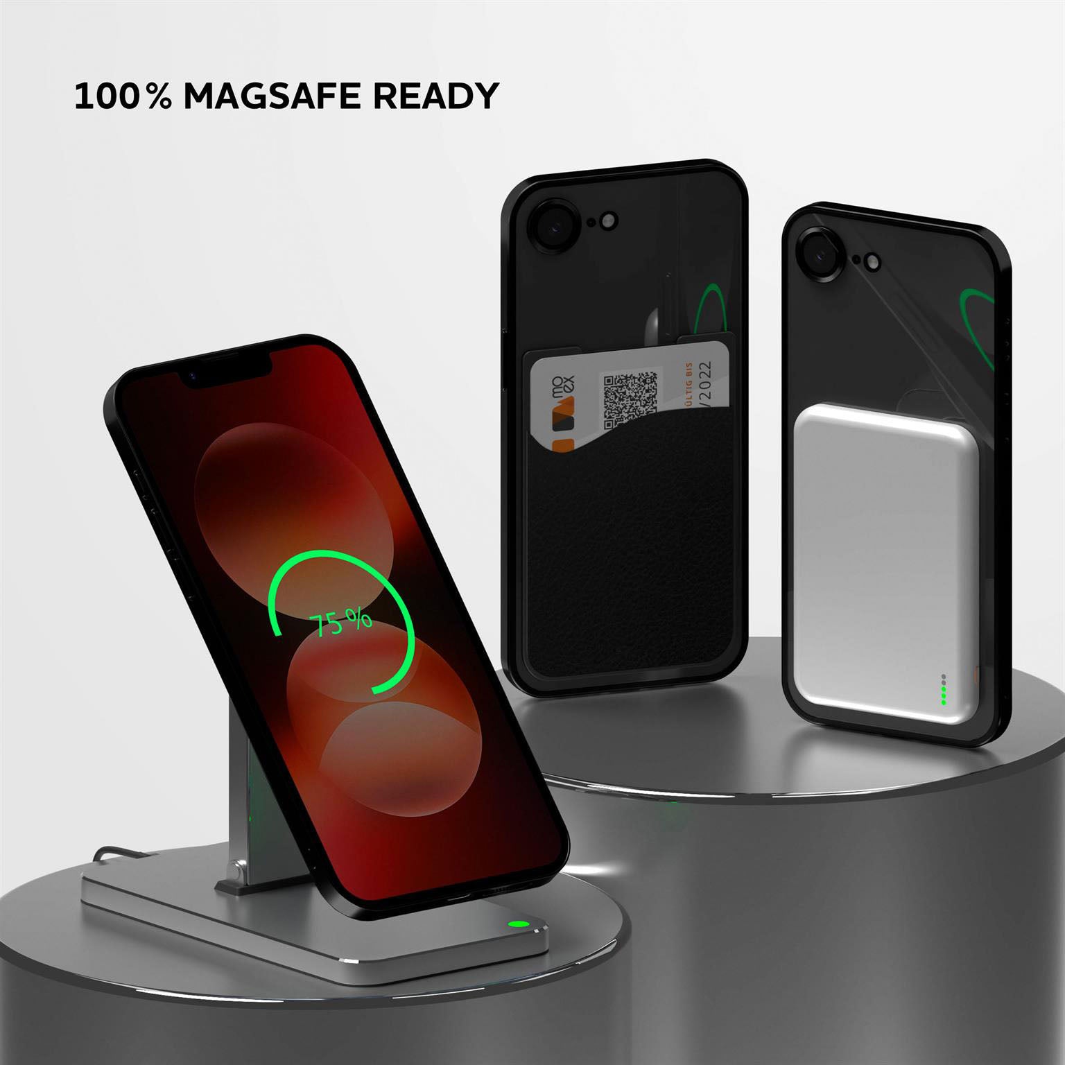 Aura Case für iPhone 16e in der Farbe Infinity Black (Schwarz)