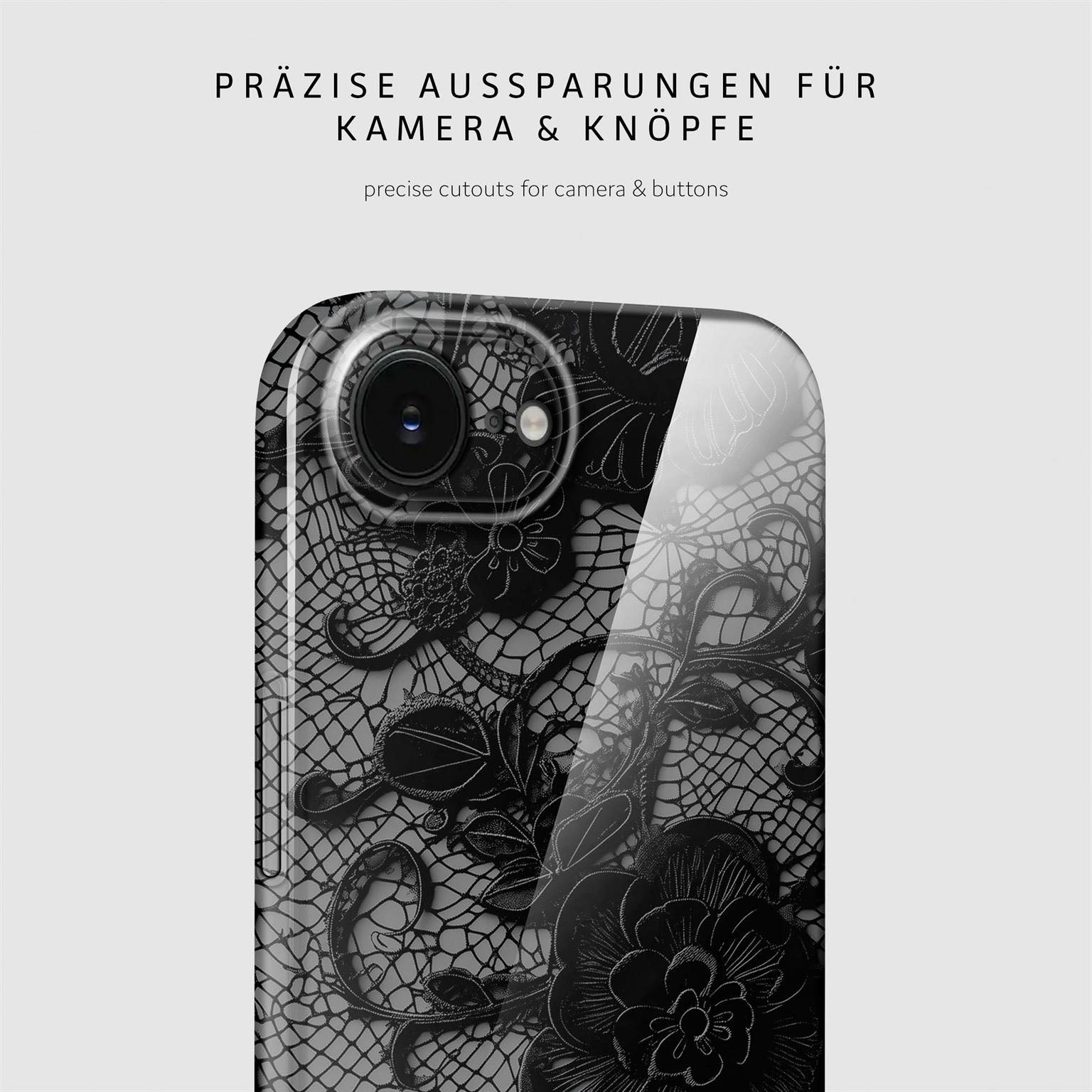 Splash Case für iPhone 16e in der Farbe Delicate Dream (Schwarz)