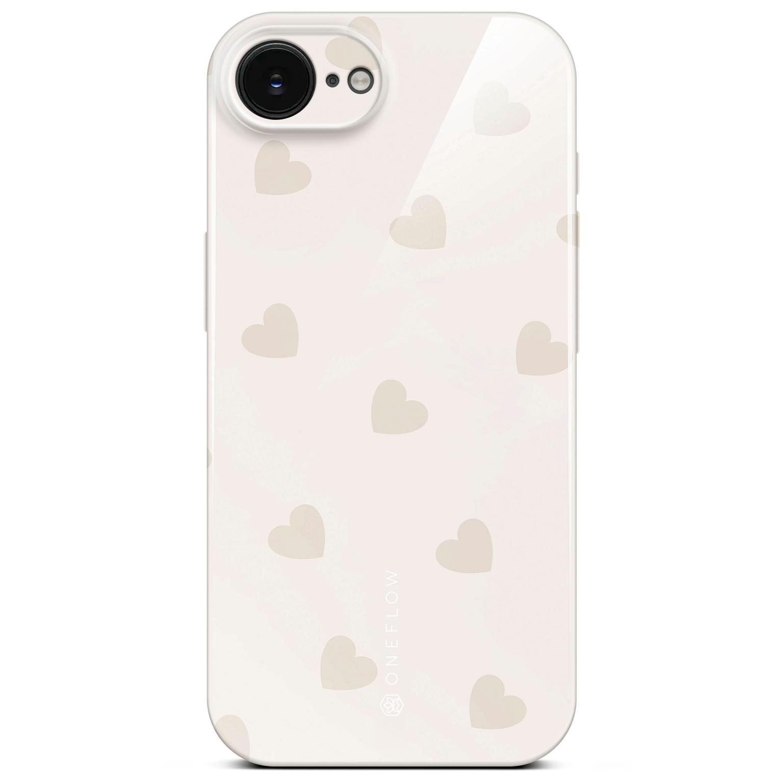 Splash Case für iPhone 16e in der Farbe Latte Love (Braun / Beige)