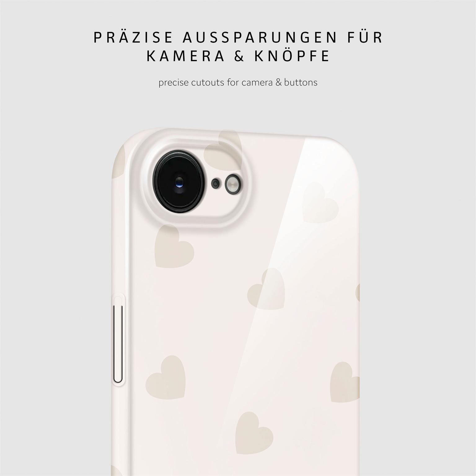 Splash Case für iPhone 16e in der Farbe Latte Love (Braun / Beige)