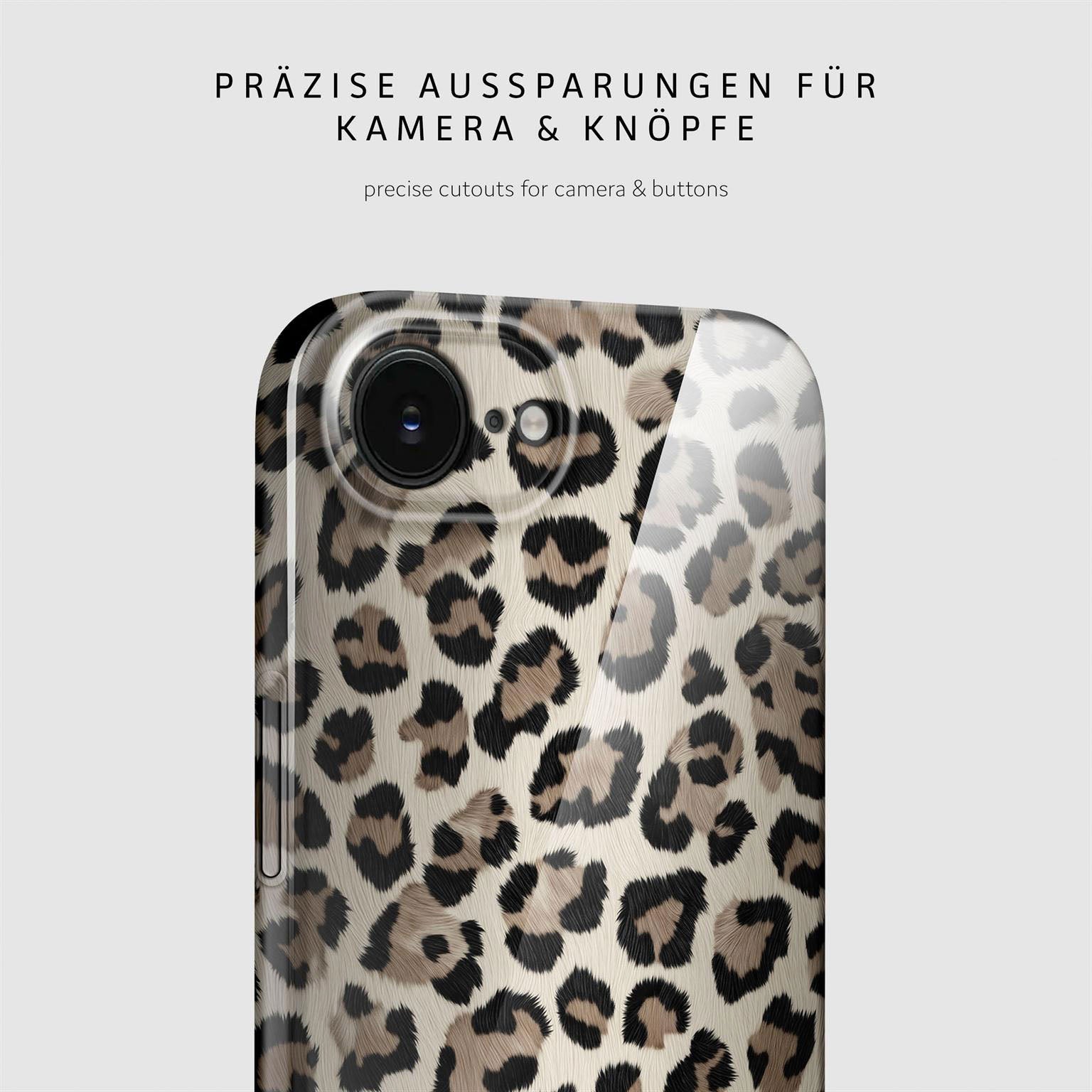 Wild Cover für iPhone 16e in der Farbe Golden Leopard (Gold)