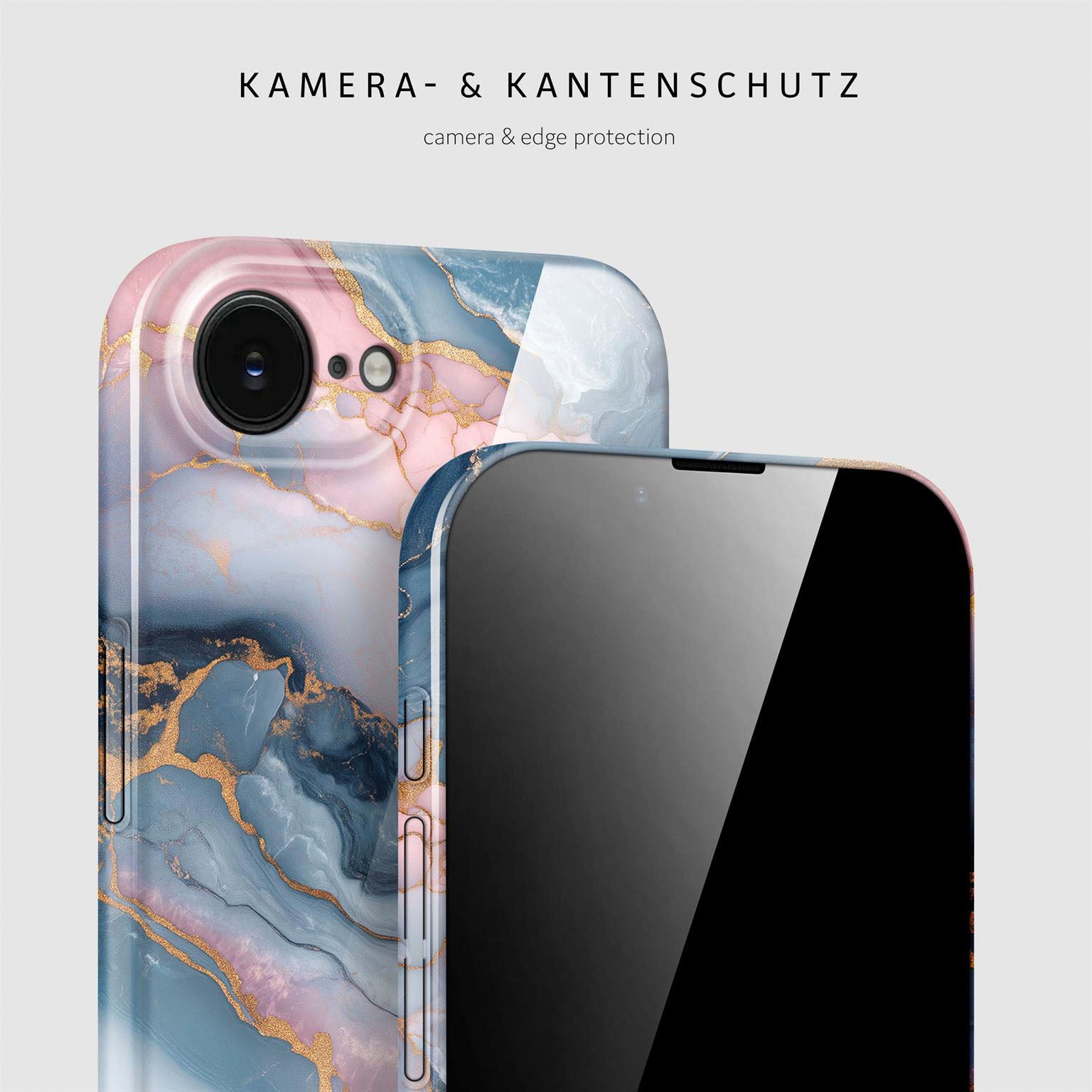 Bliss Cover für iPhone 16e in der Farbe Aurora Lagoon (Mehrfarbig (bunt))