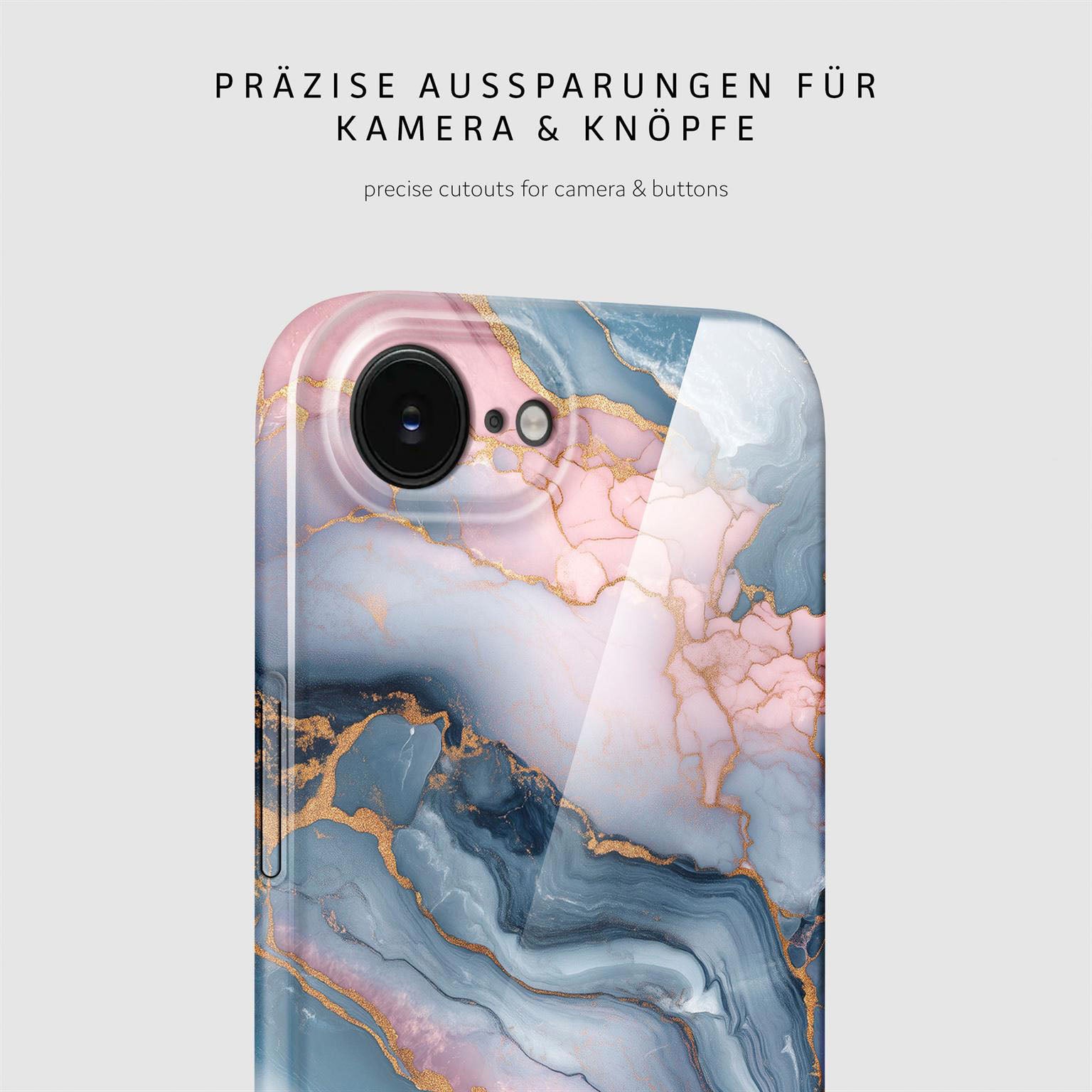 Bliss Cover für iPhone 16e in der Farbe Aurora Lagoon (Mehrfarbig (bunt))