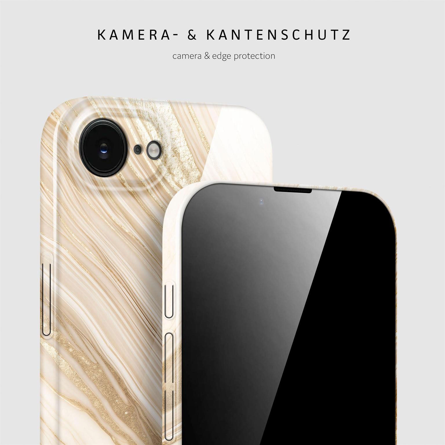 Bliss Cover für iPhone 16e in der Farbe Sand Dune (Braun / Beige)