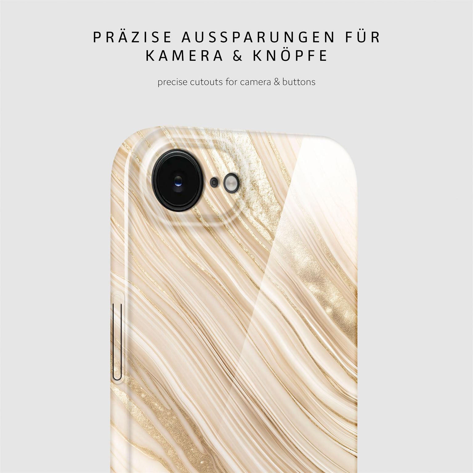 Bliss Cover für iPhone 16e in der Farbe Sand Dune (Braun / Beige)