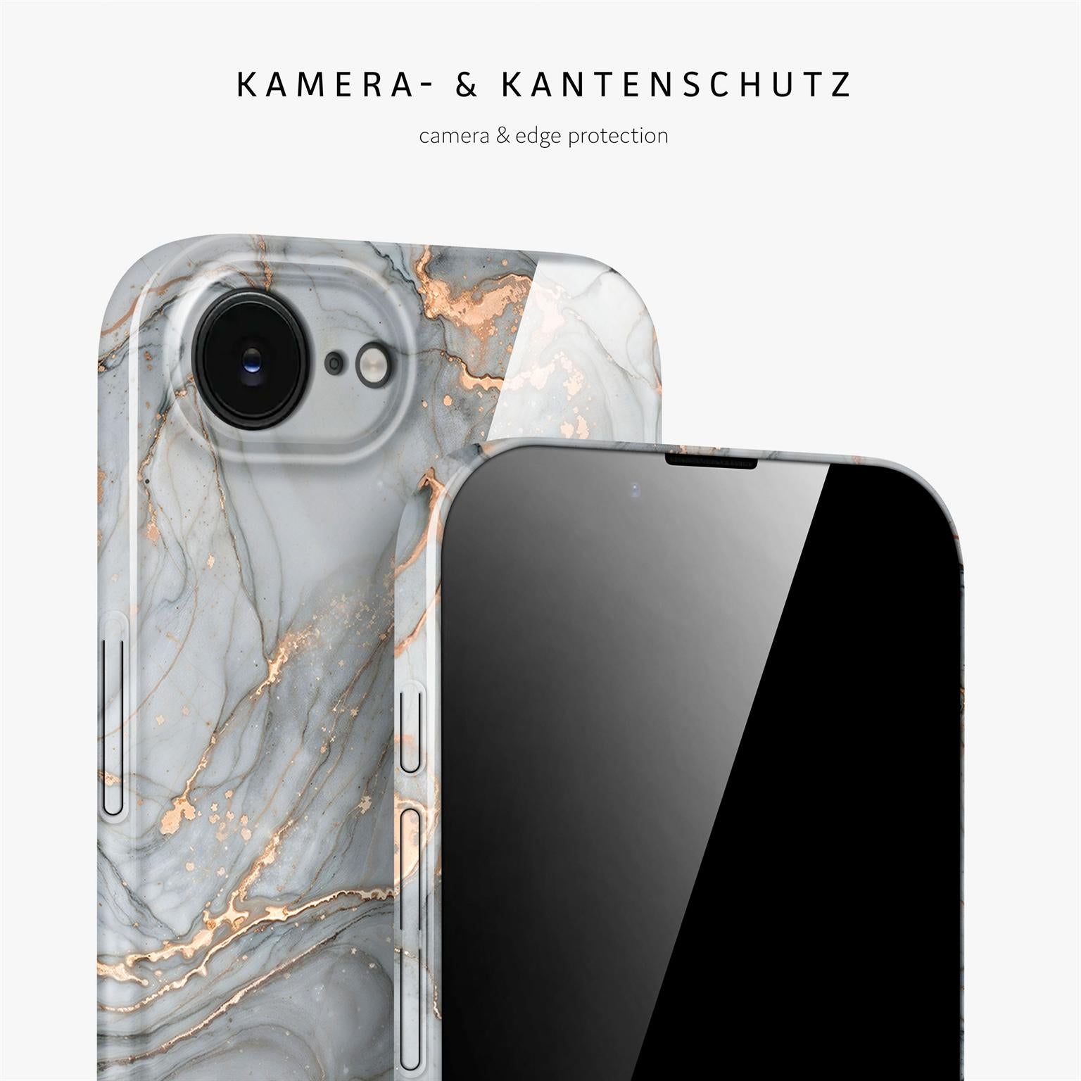 Bliss Cover für iPhone 16e in der Farbe Soft Granite (Grau)