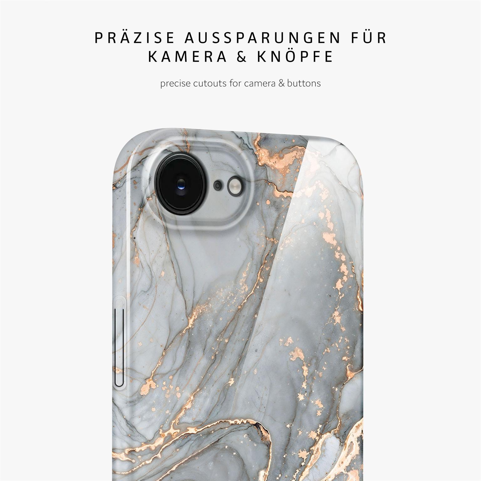 Bliss Cover für iPhone 16e in der Farbe Soft Granite (Grau)