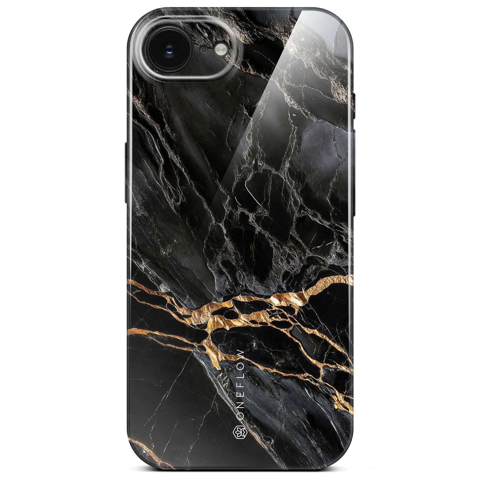 Bliss Cover für iPhone 16e in der Farbe Black Mirage (Schwarz)