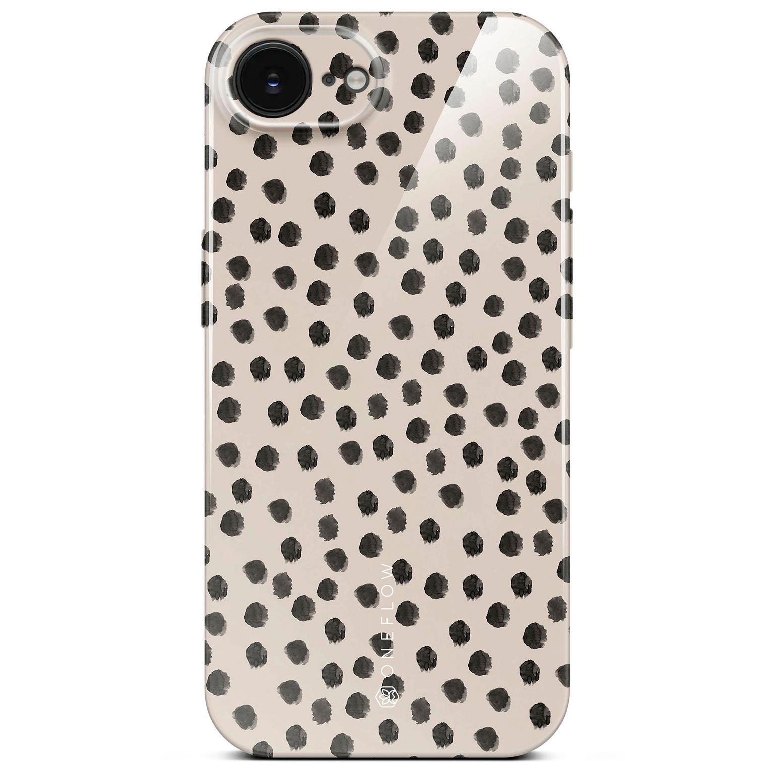 Splash Case für iPhone 16e in der Farbe Cookies & Cream (Braun / Beige)