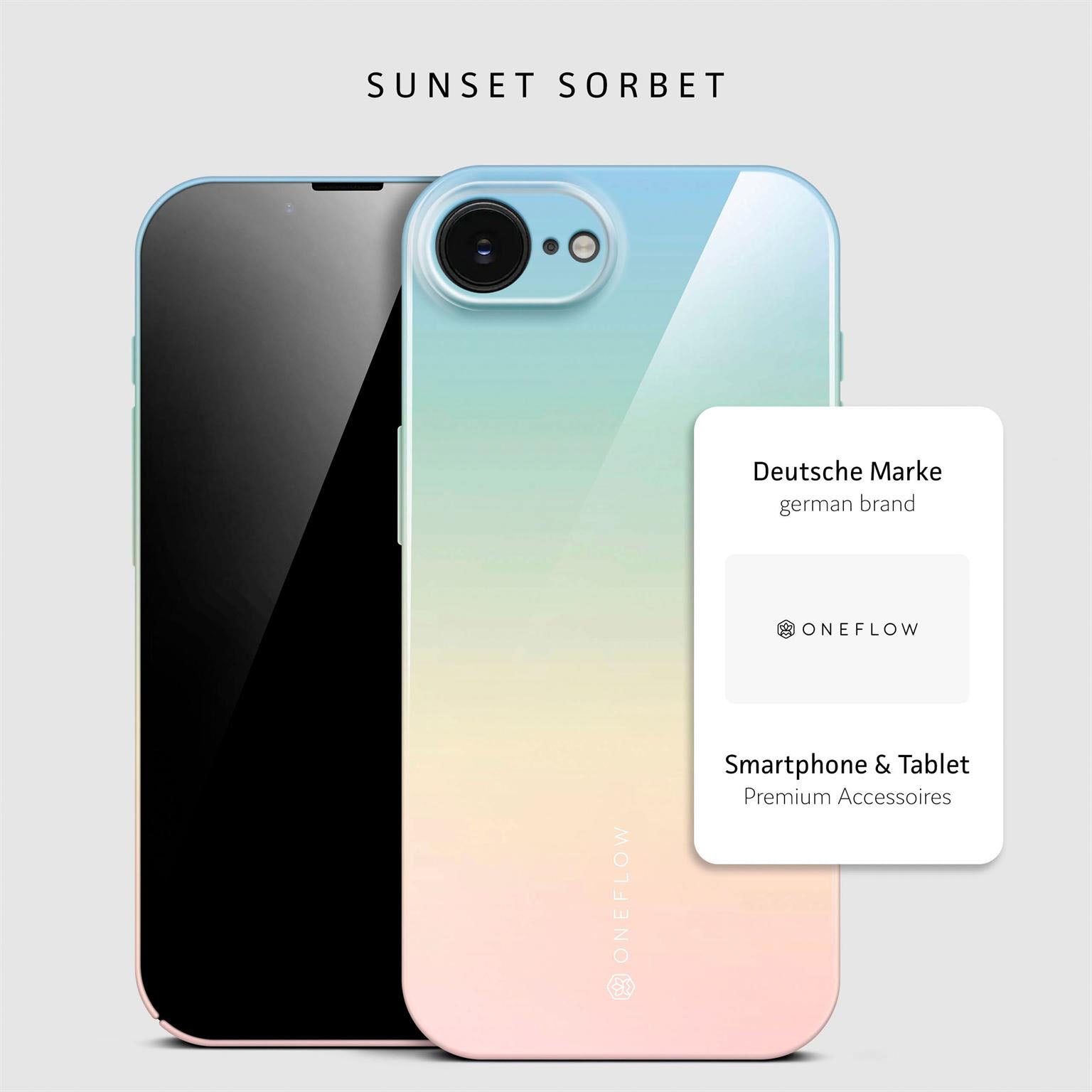 Splash Case für iPhone 16e in der Farbe Sunset Sorbet (Mehrfarbig (bunt))