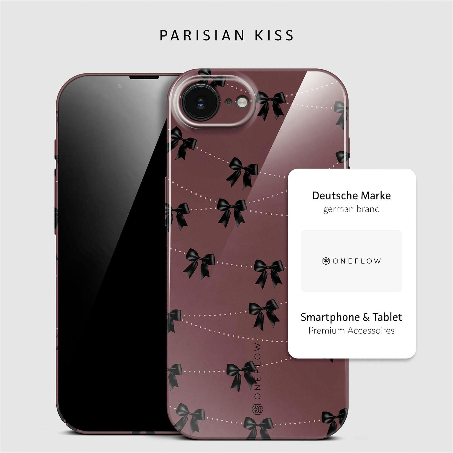 Splash Case für iPhone 16e in der Farbe Parisian Kiss (Rot)