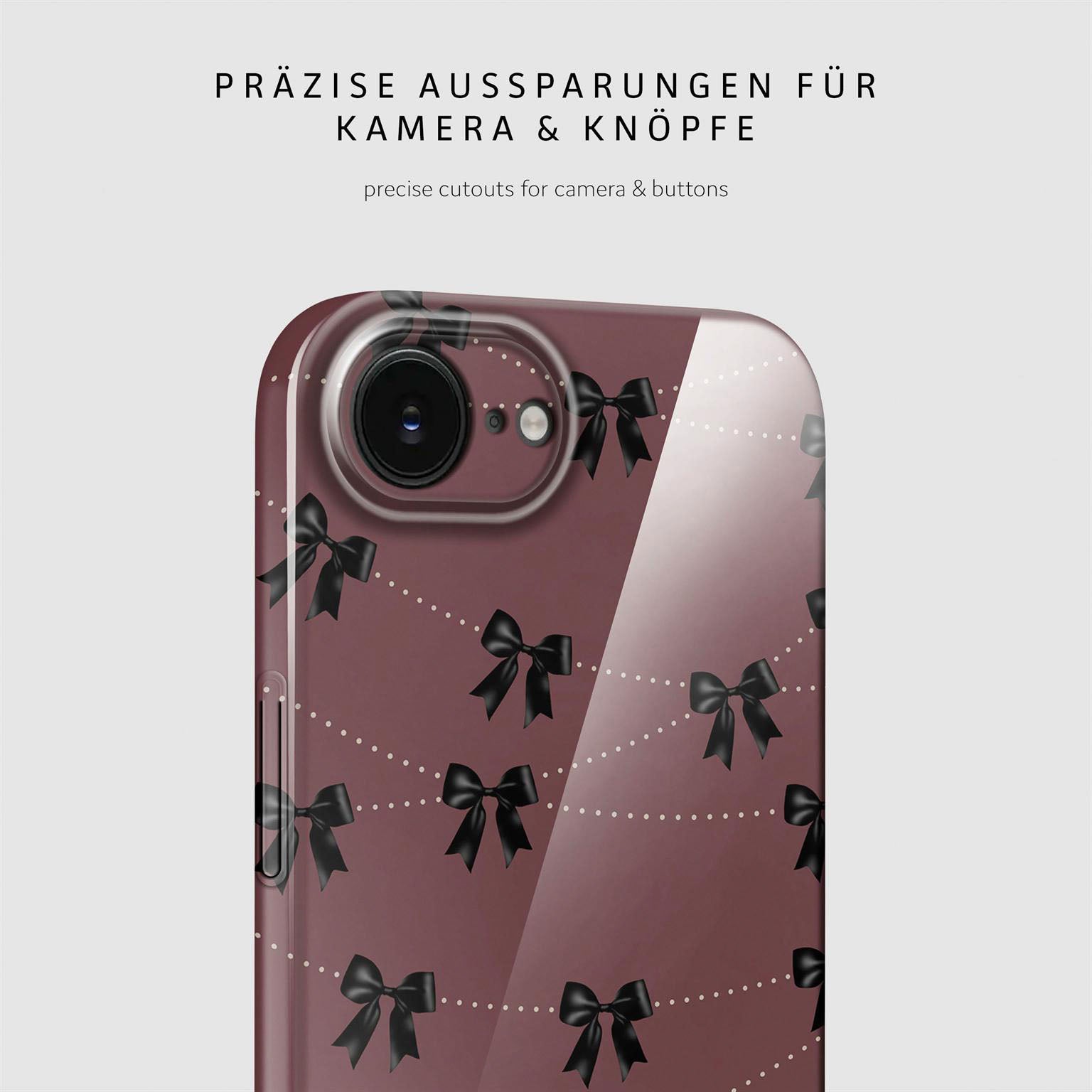 Splash Case für iPhone 16e in der Farbe Parisian Kiss (Rot)