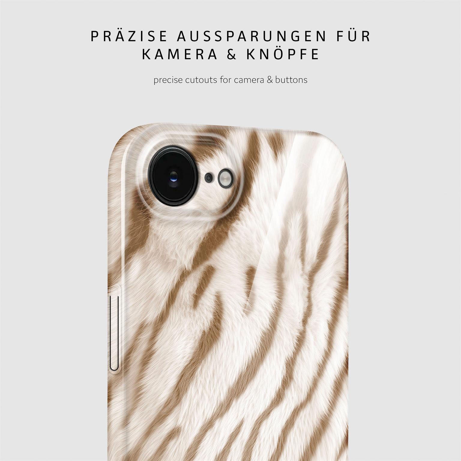 Wild Cover für iPhone 16e in der Farbe Caramel Tiger (Braun / Beige)