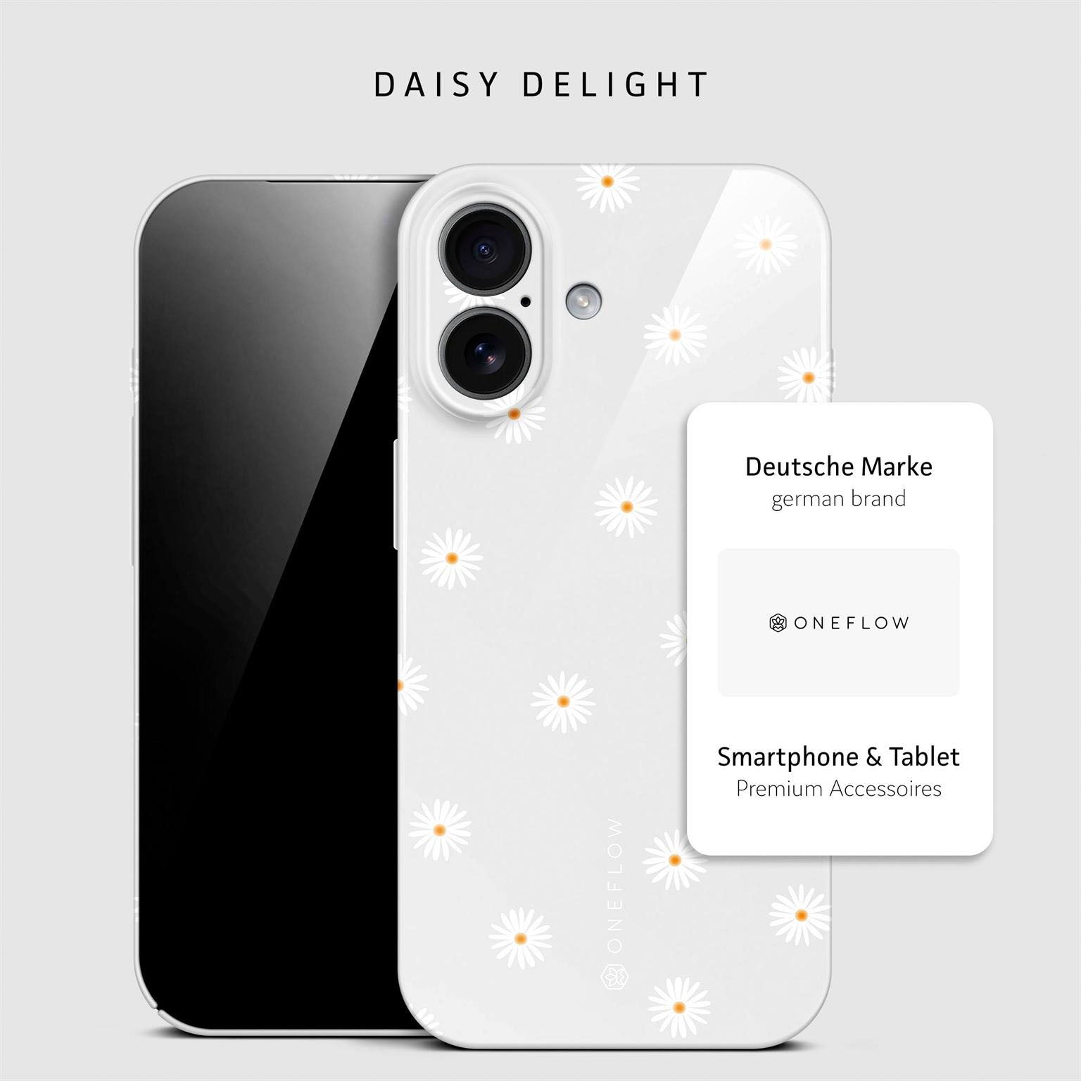 Splash Case für iPhone 17 in der Farbe Daisy Delight (Weiß)
