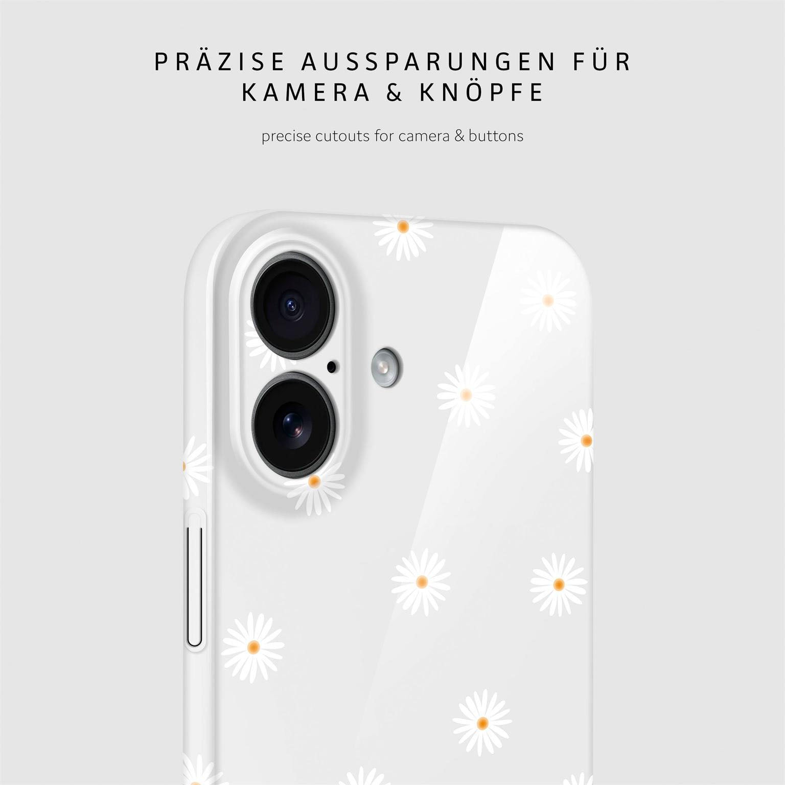 Splash Case für iPhone 17 in der Farbe Daisy Delight (Weiß)