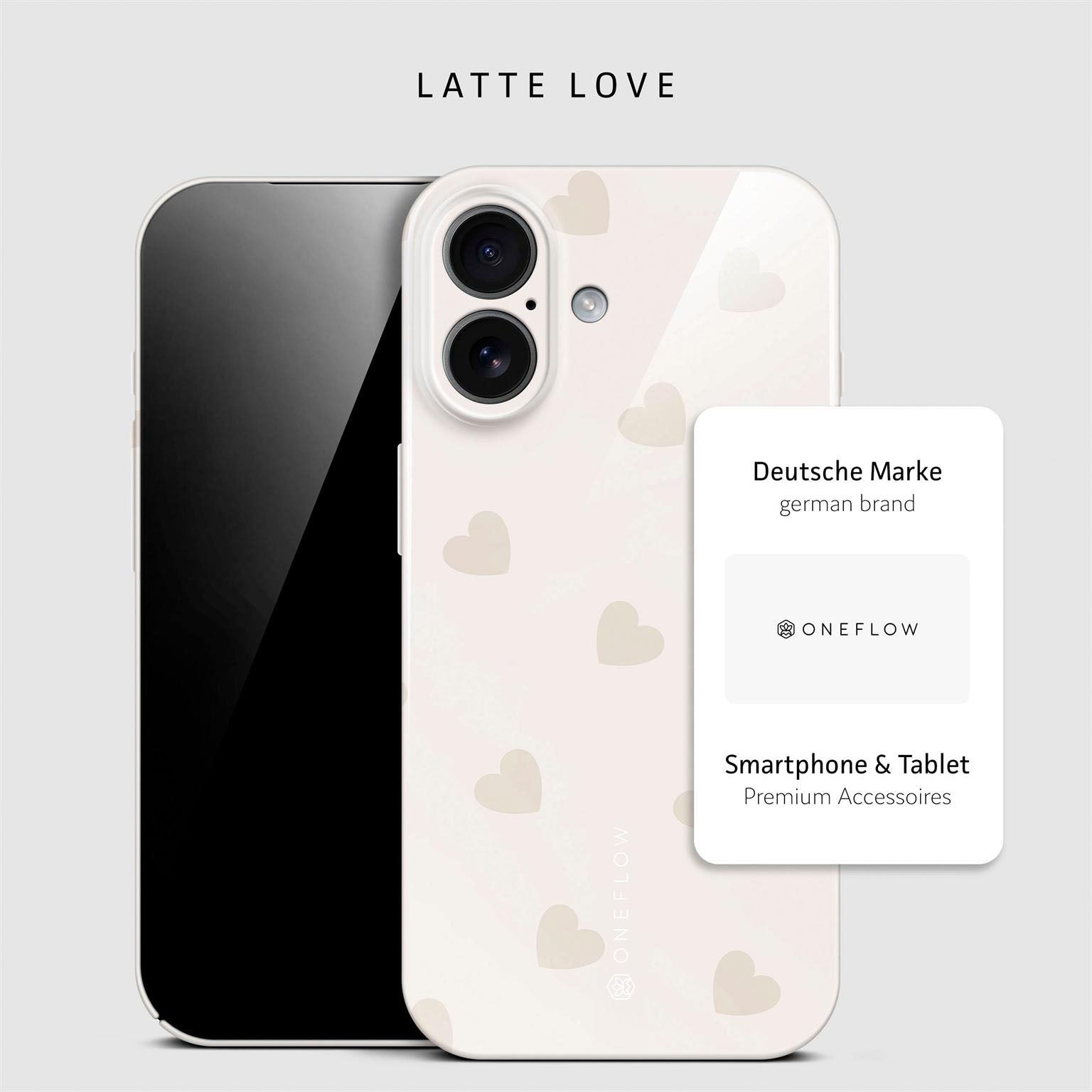 Splash Case für iPhone 17 in der Farbe Latte Love (Braun / Beige)