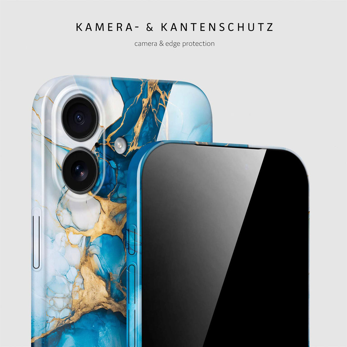 Bliss Cover für iPhone 17 in der Farbe Sapphire Dream (Blau)