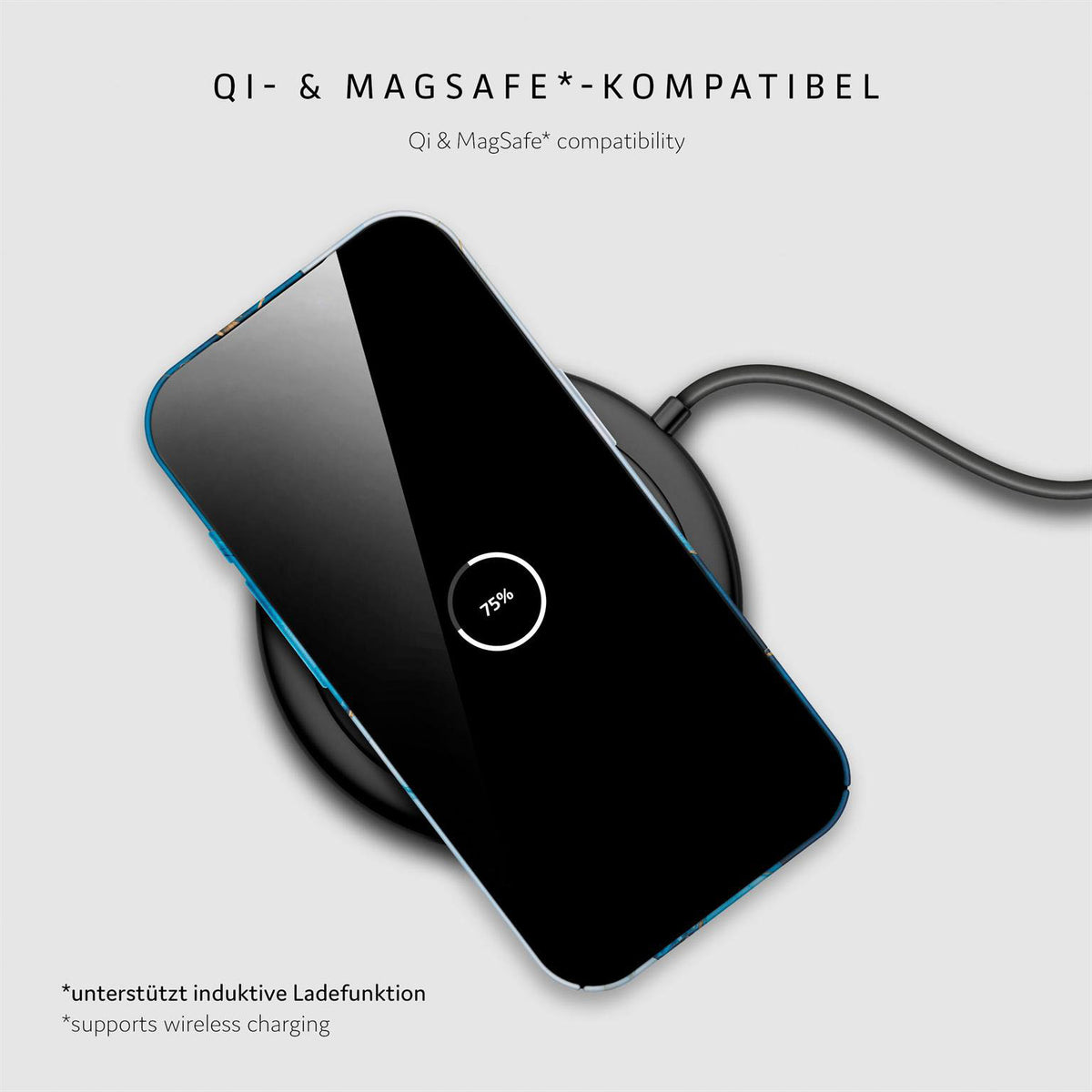 Bliss Cover für iPhone 17 in der Farbe Sapphire Dream (Blau)