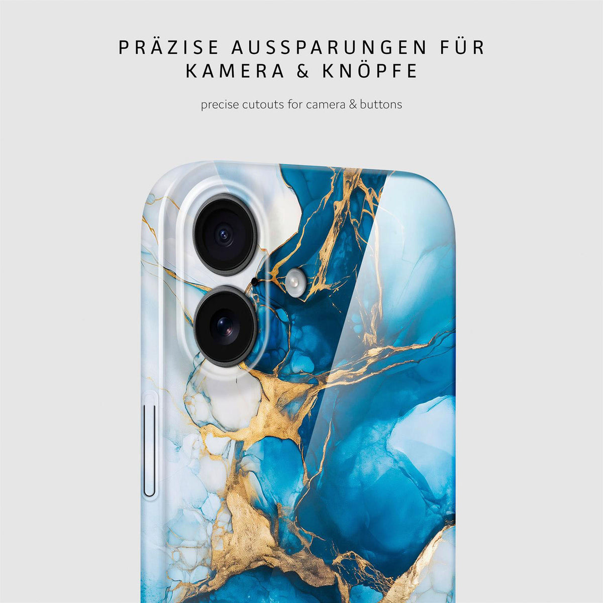 Bliss Cover für iPhone 17 in der Farbe Sapphire Dream (Blau)