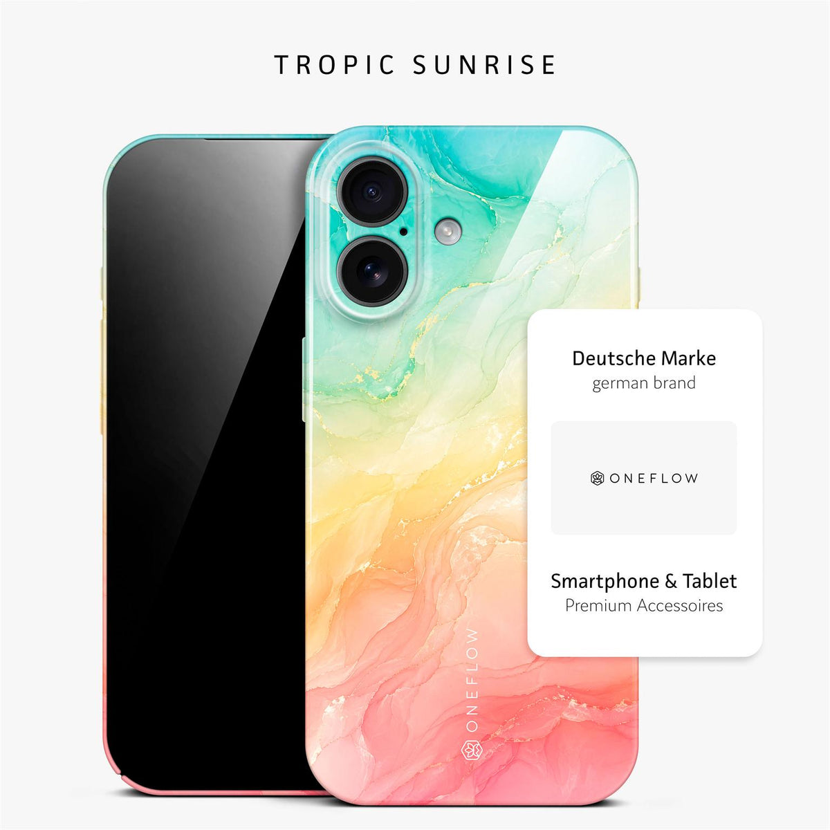 Bliss Cover für iPhone 17 in der Farbe Tropic Sunrise (Mehrfarbig (bunt))