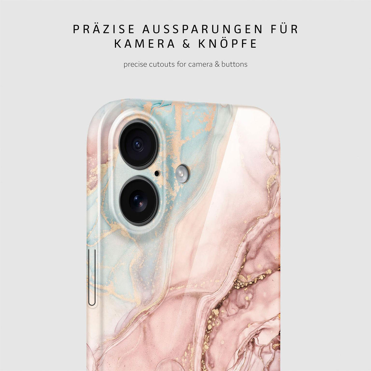 Bliss Cover für iPhone 17 in der Farbe Rose Serenity (Rosa / Pink)
