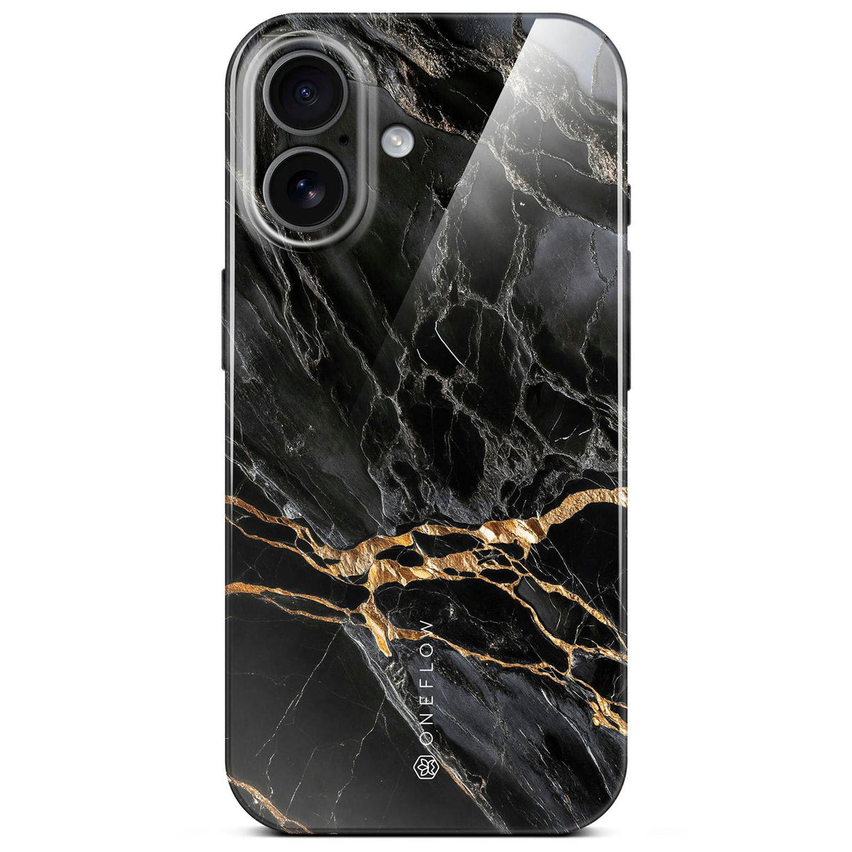Bliss Cover für iPhone 17 in der Farbe Black Mirage (Schwarz)