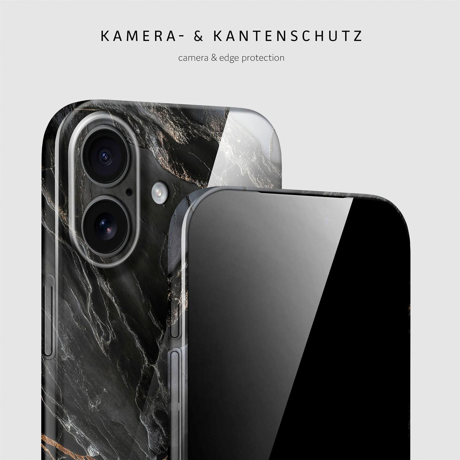 Bliss Cover für iPhone 17 in der Farbe Black Mirage (Schwarz)