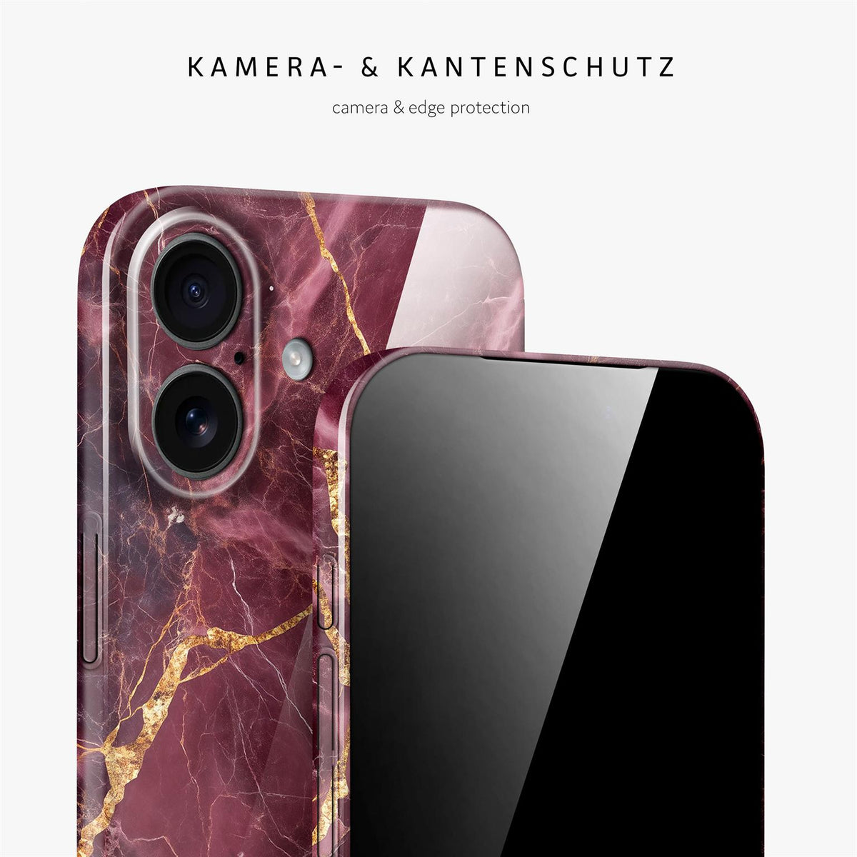 Bliss Cover für iPhone 17 in der Farbe Velvet Wine (Rot)