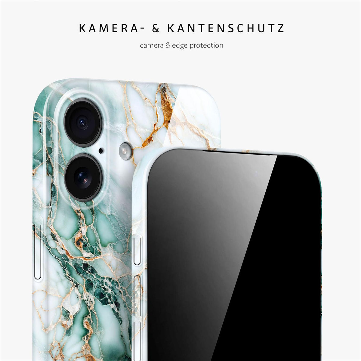 Bliss Cover für iPhone 17 in der Farbe Jade Cascade (Grün)