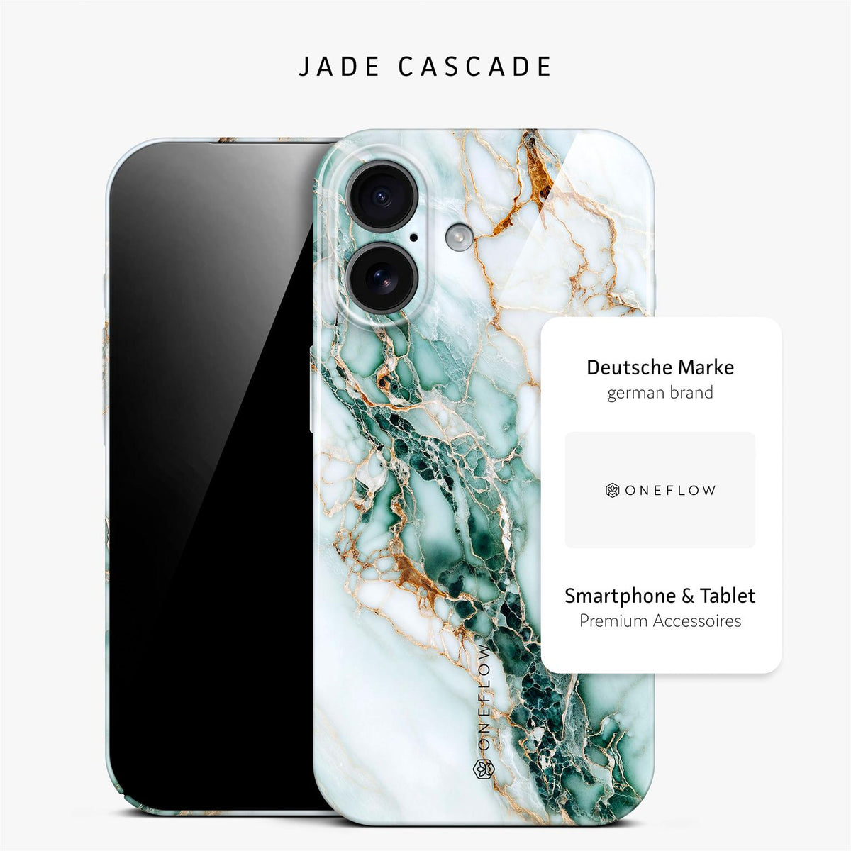 Bliss Cover für iPhone 17 in der Farbe Jade Cascade (Grün)
