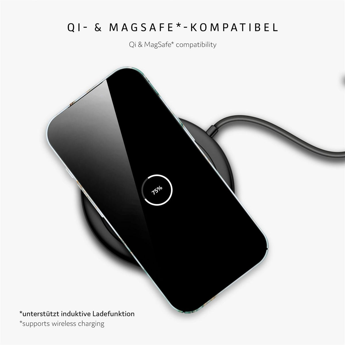 Bliss Cover für iPhone 17 in der Farbe Jade Cascade (Grün)