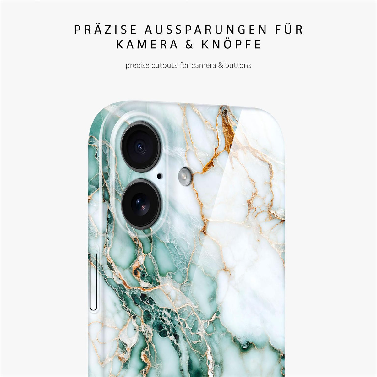 Bliss Cover für iPhone 17 in der Farbe Jade Cascade (Grün)